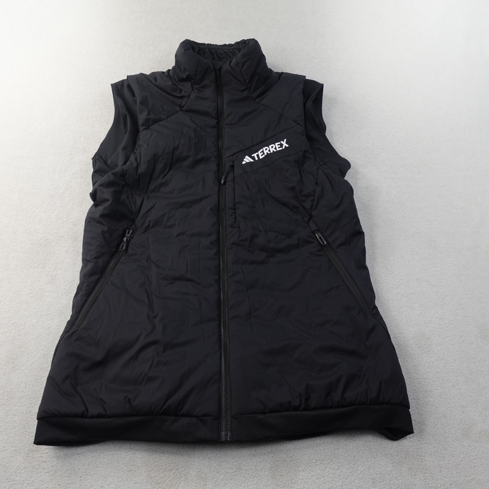Adidas Terrex Techrock PrimaLoft Vest Womens Medium Black Insulated HJ7356